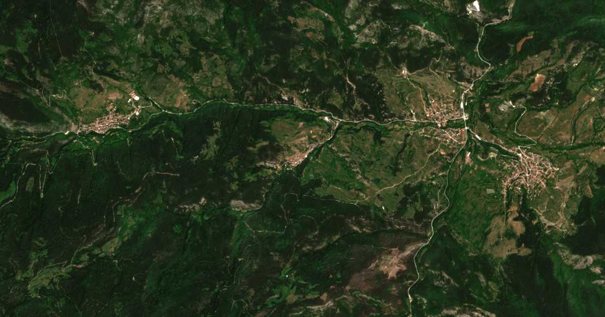 Carte satellite de Malevo