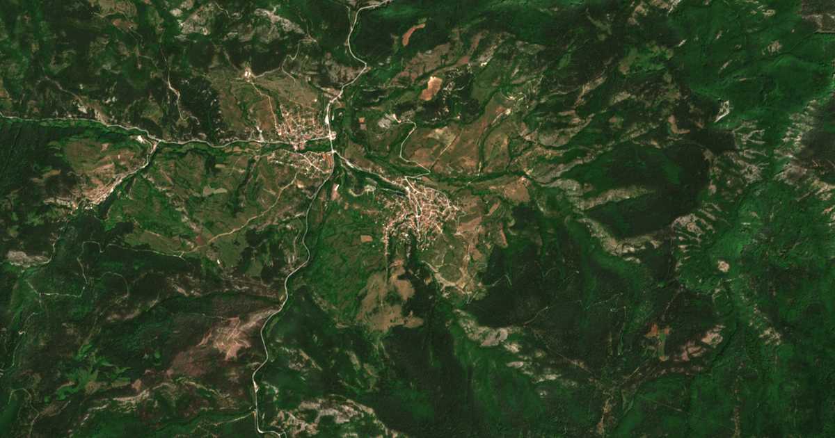 Carte satellite de Pavelsko