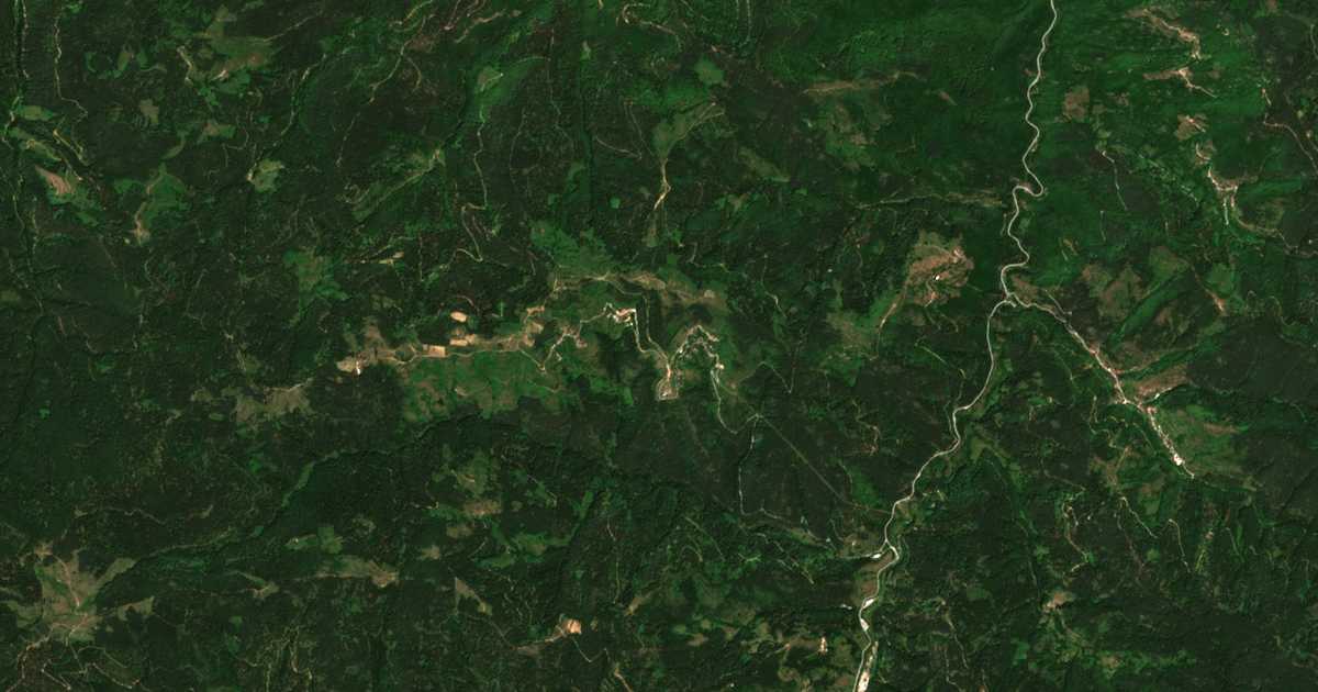 Carte satellite de Zornica