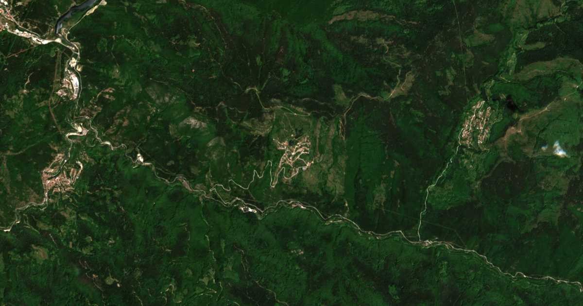 Carte satellite de Beden