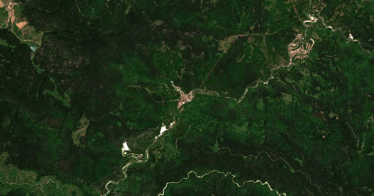 Carte satellite de Grohotno