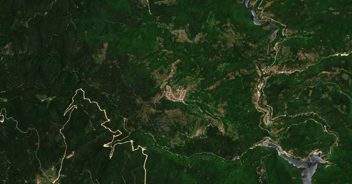 Carte satellite de Selcha