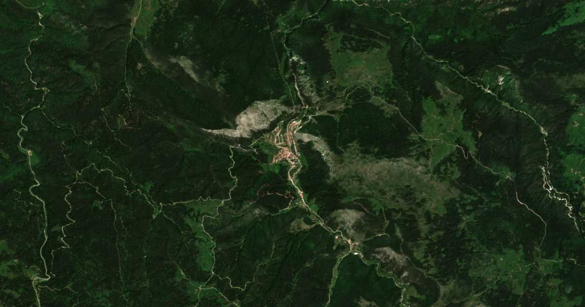 Carte satellite de Trigrad