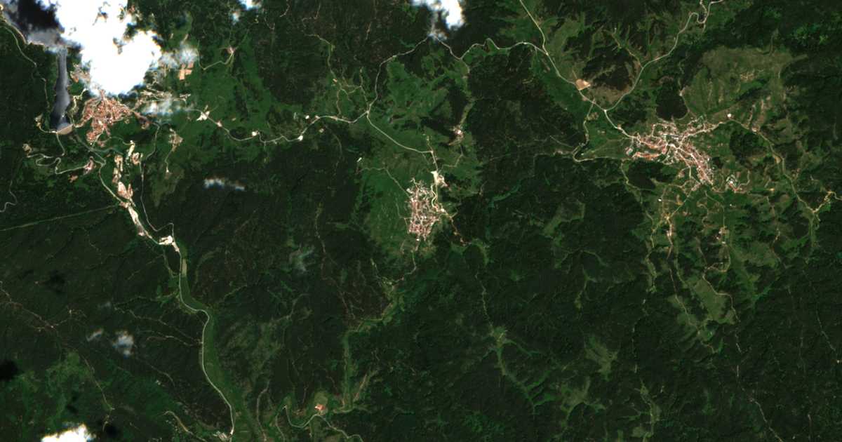 Carte satellite de Kasak