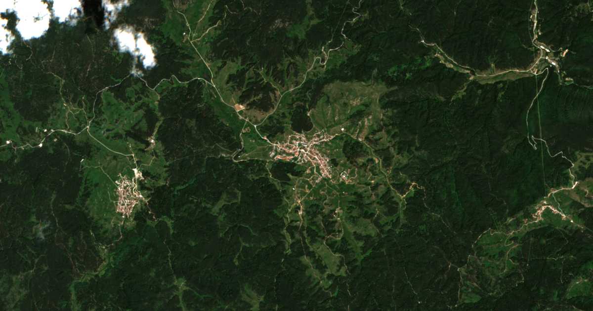Carte satellite de Zmeitsa