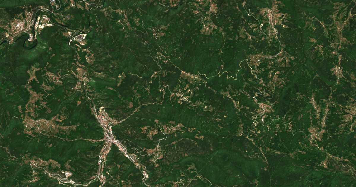 Carte satellite de Mitovska