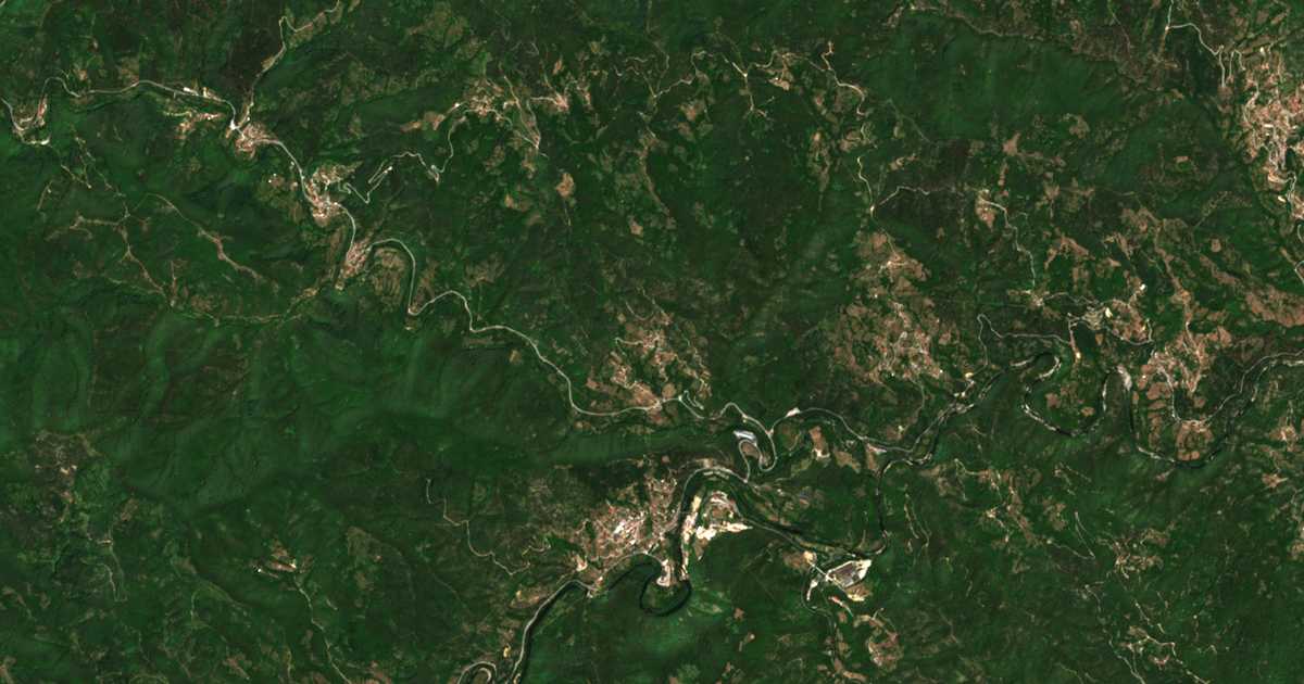 Carte satellite de Ravnishta