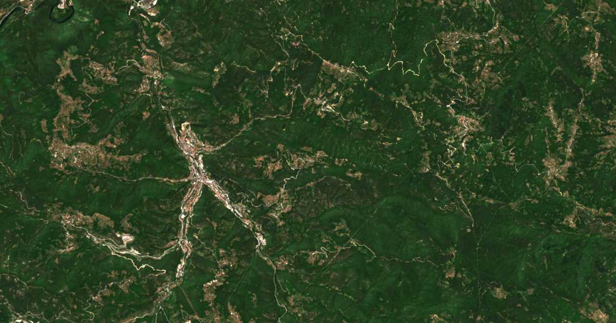 Carte satellite de Tankoto