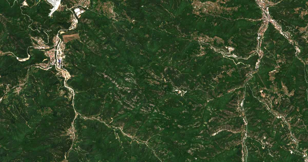 Carte satellite de Vǎrba