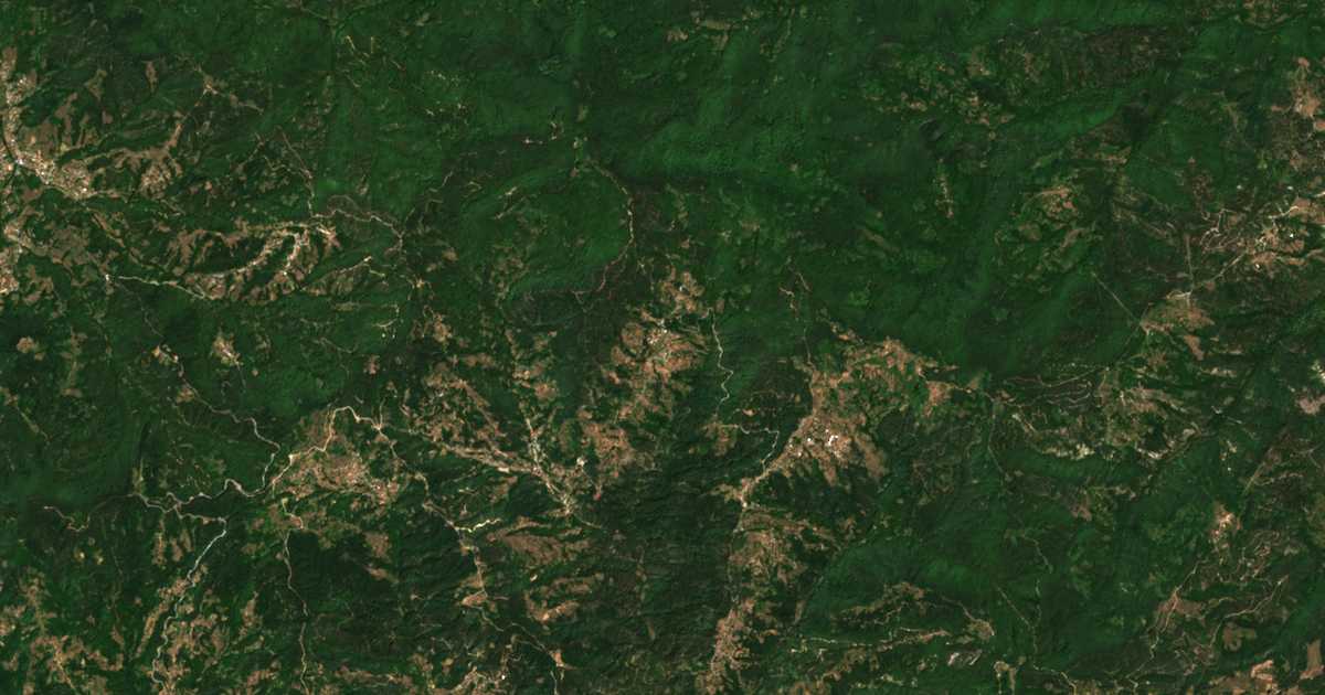 Carte satellite de Burevo