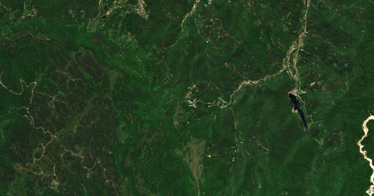 Carte satellite de Mochure