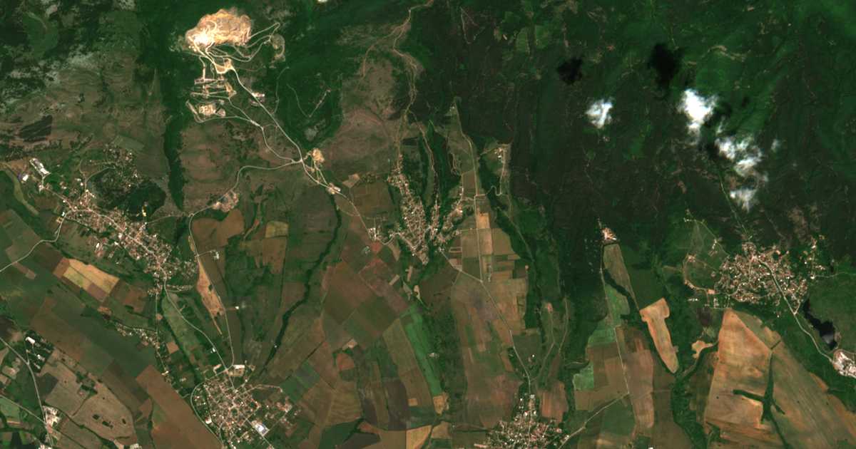 Carte satellite de Balša