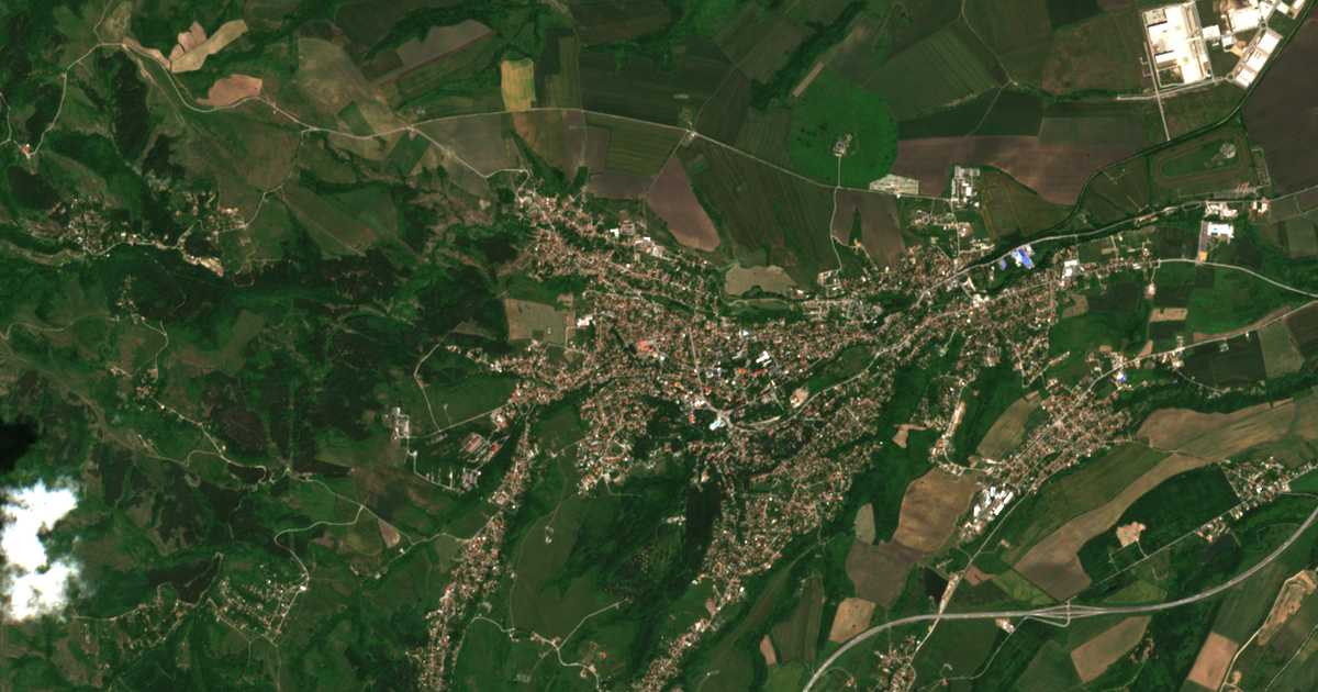 Carte satellite de Bankya