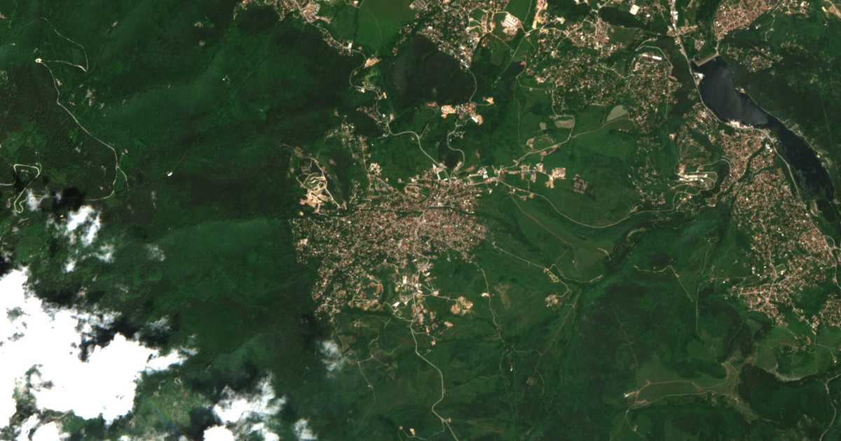 Carte satellite de Bistritsa