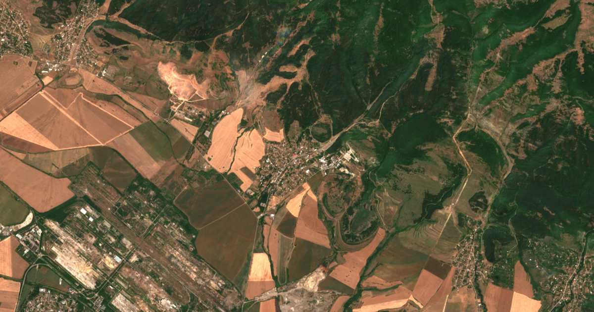 Carte satellite de Buhovo