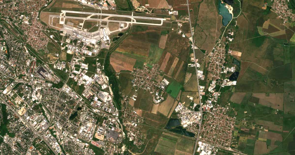 Carte satellite de Busmanci