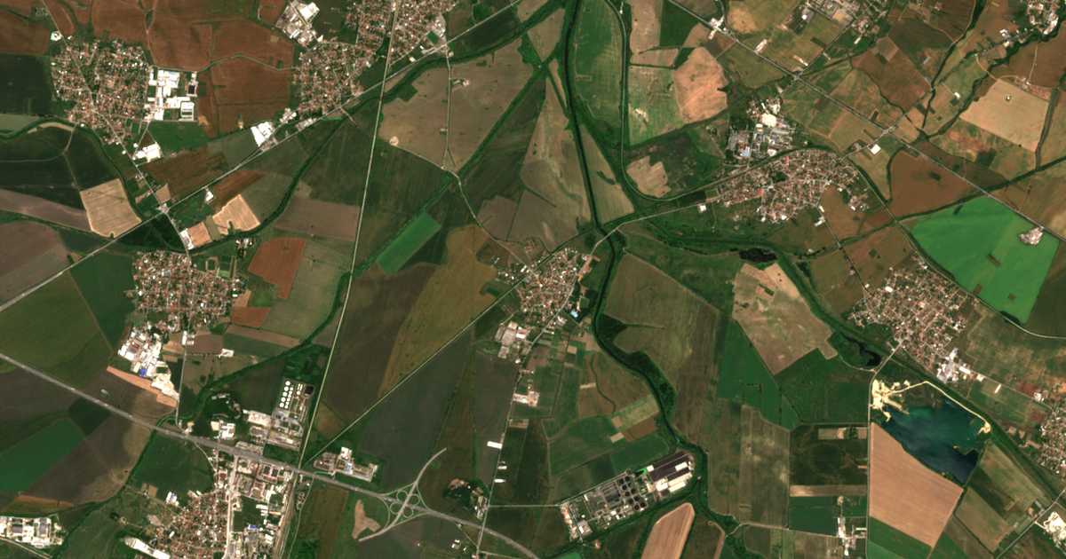 Carte satellite de Kubratovo