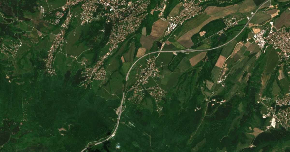 Carte satellite de Malo Bučino