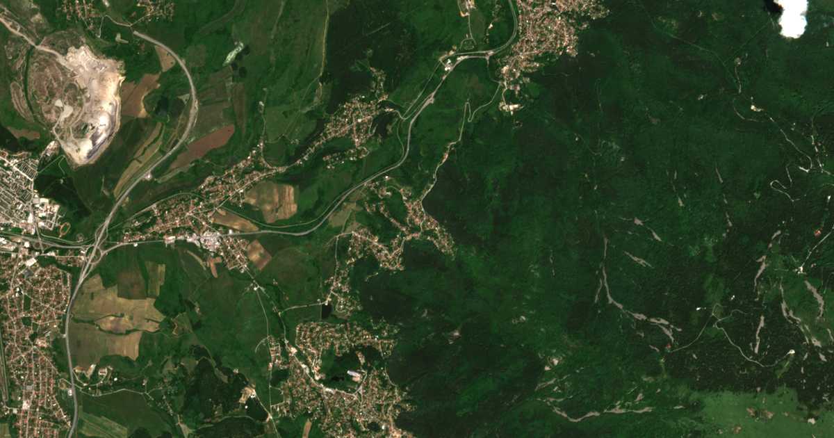 Carte satellite de Marchaevo
