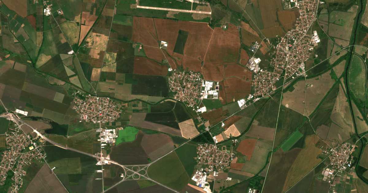 Carte satellite de Mirovyane