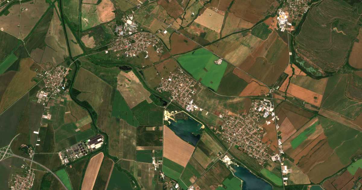 Carte satellite de Negovan