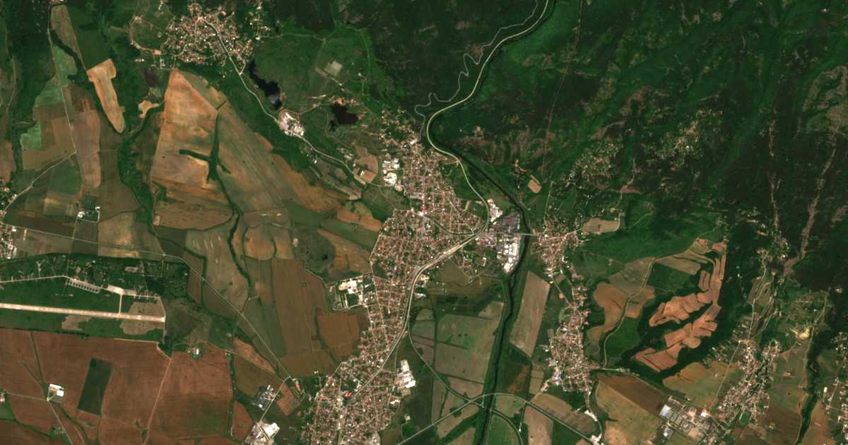 Carte satellite de Novi Iskar