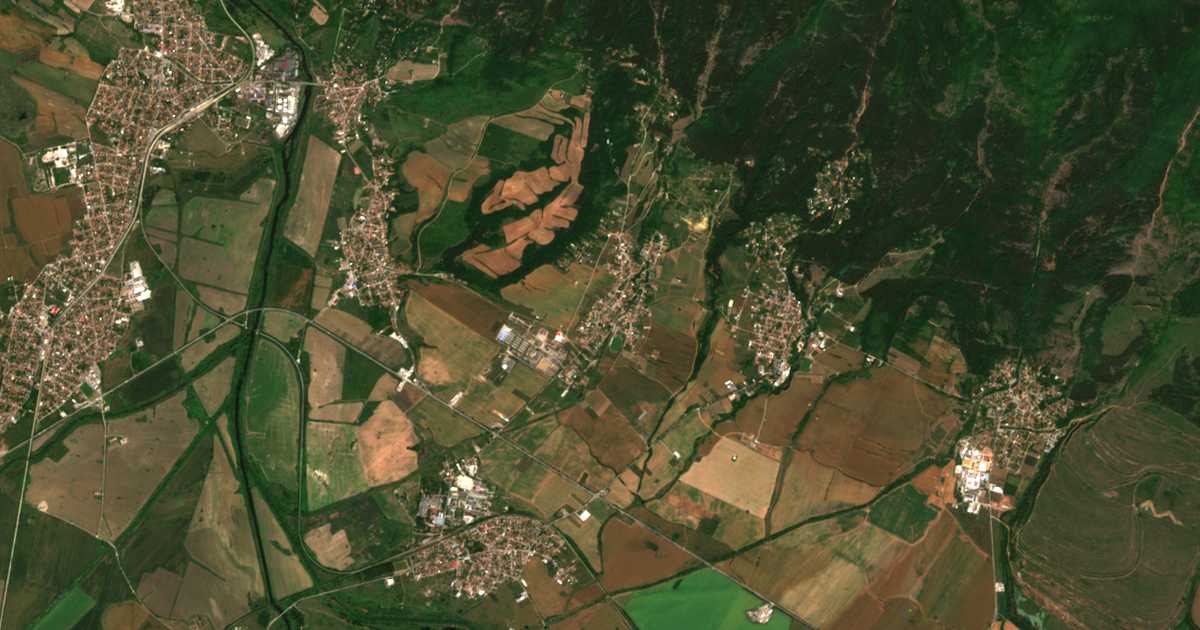 Carte satellite de Podgumer