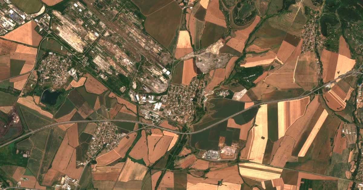 Carte satellite de Yana
