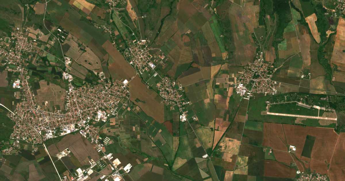 Carte satellite de Zhiten