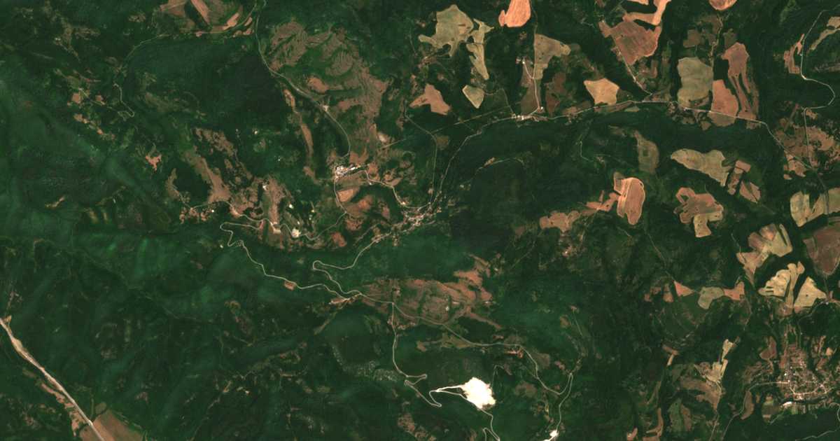Carte satellite de Lipnitsa (Sofia County)