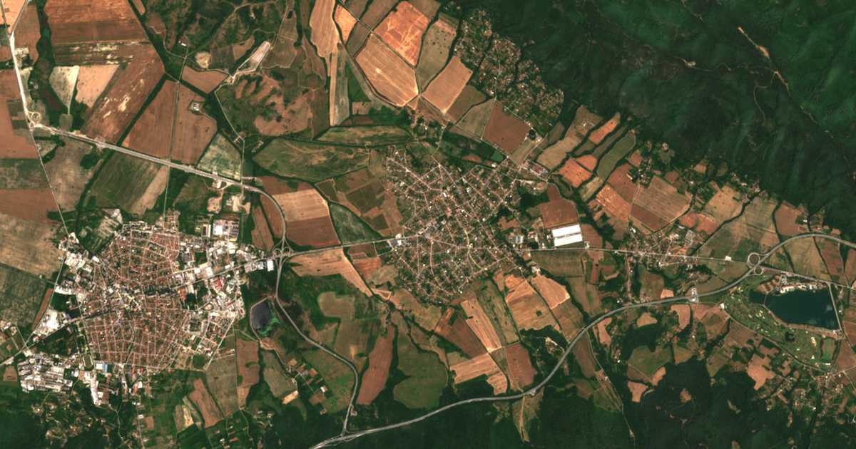 Carte satellite de Trudovets