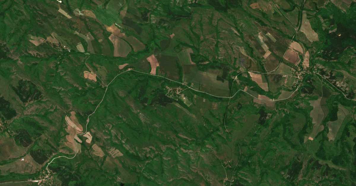 Carte satellite de Delyan