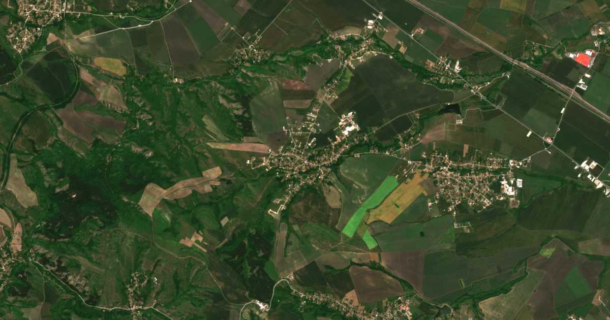 Carte satellite de Herakovo