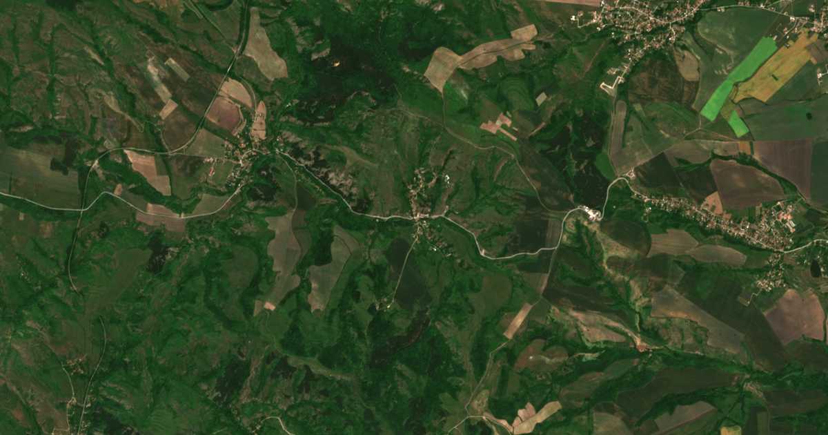 Carte satellite de Rosoman