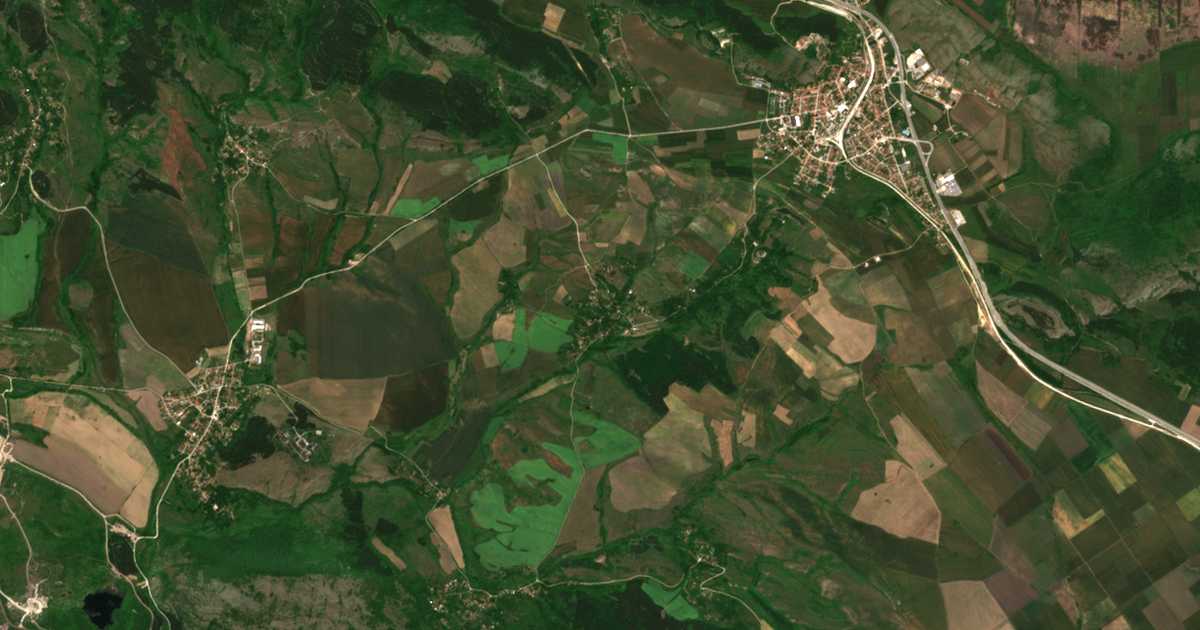Carte satellite de Chukovezer