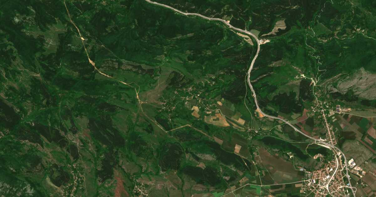Carte satellite de Dragoil