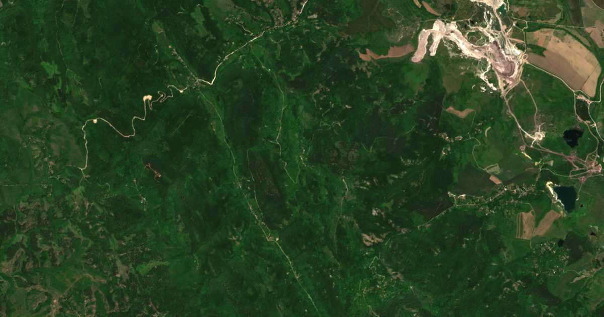 Carte satellite de Dreatin
