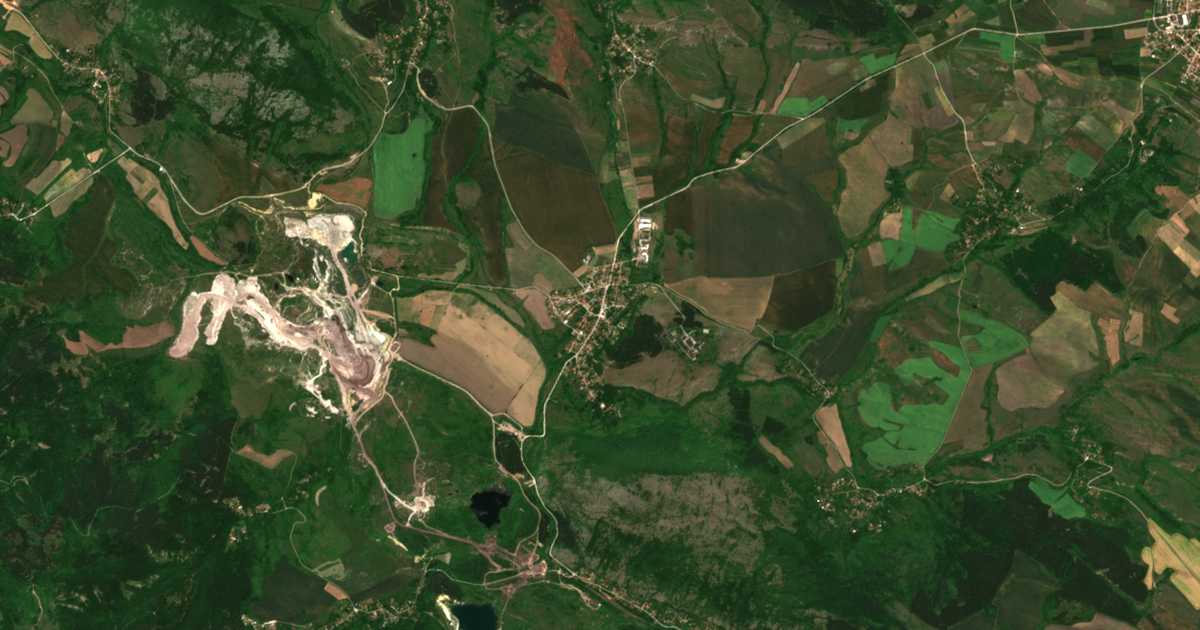 Carte satellite de Gaber
