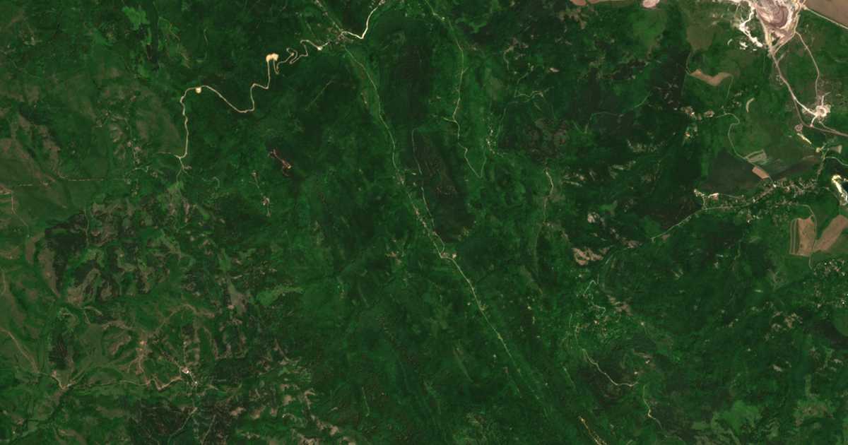 Carte satellite de Gorno Selo