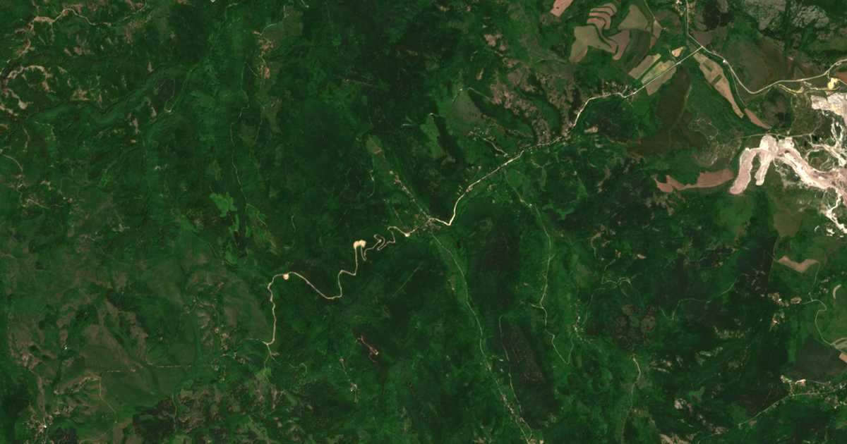 Carte satellite de Gralska Padina