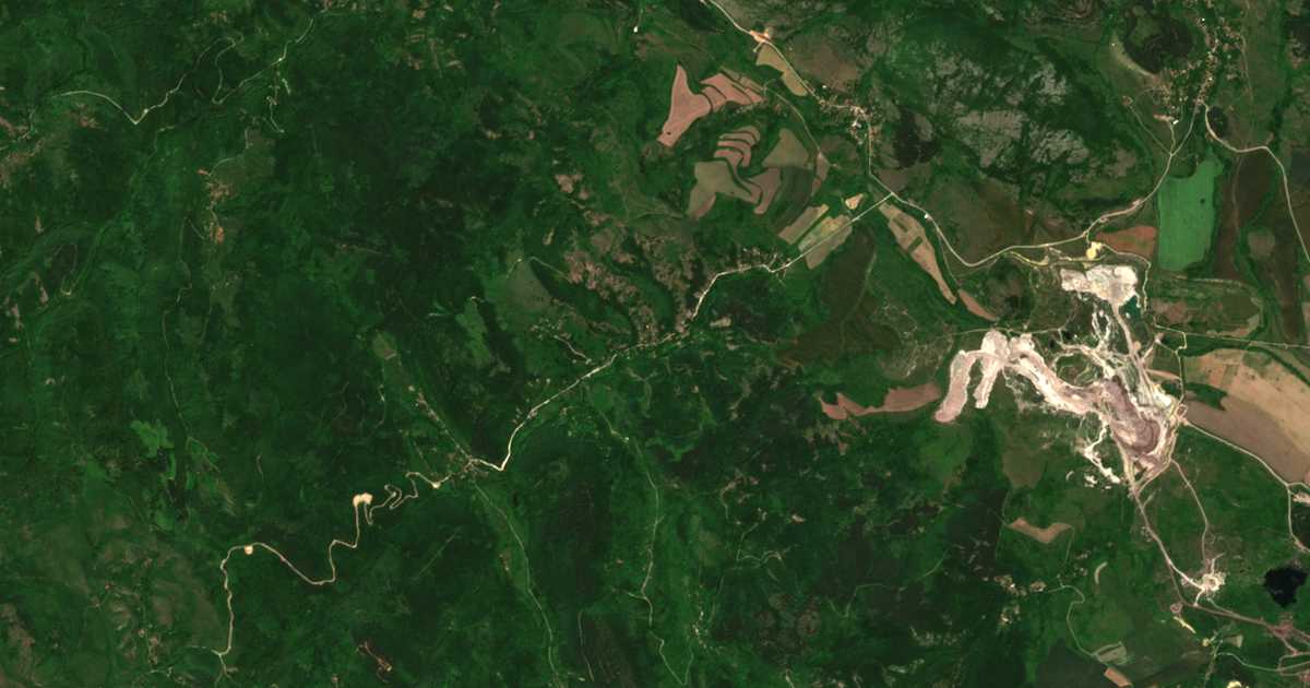 Carte satellite de Krusha