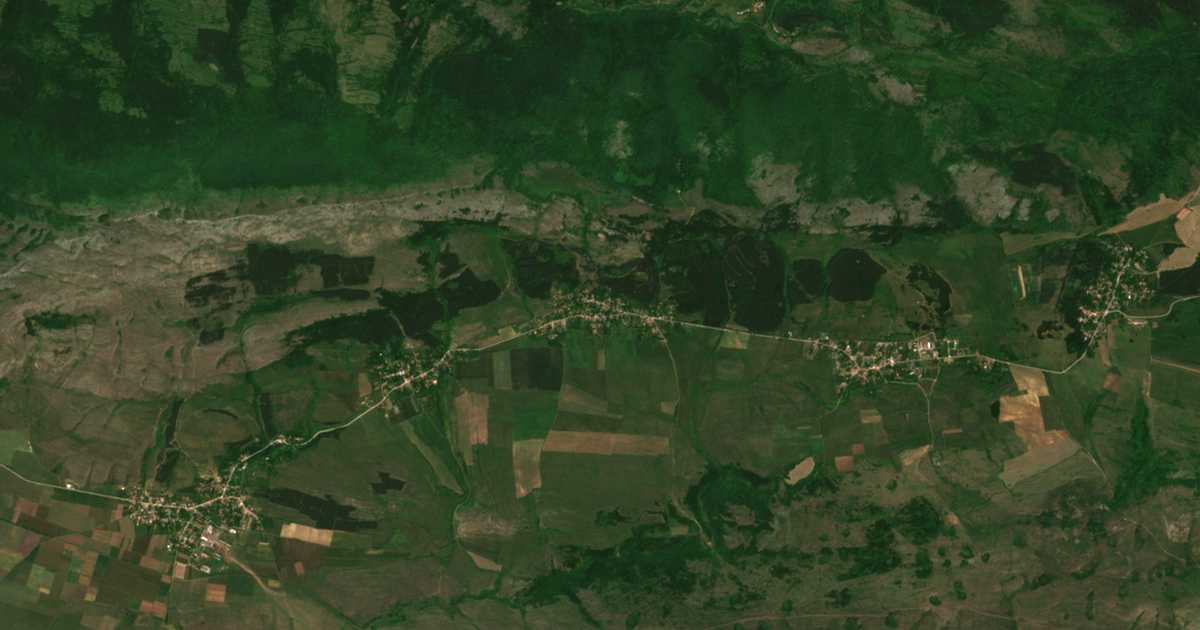 Carte satellite de Malo Malovo