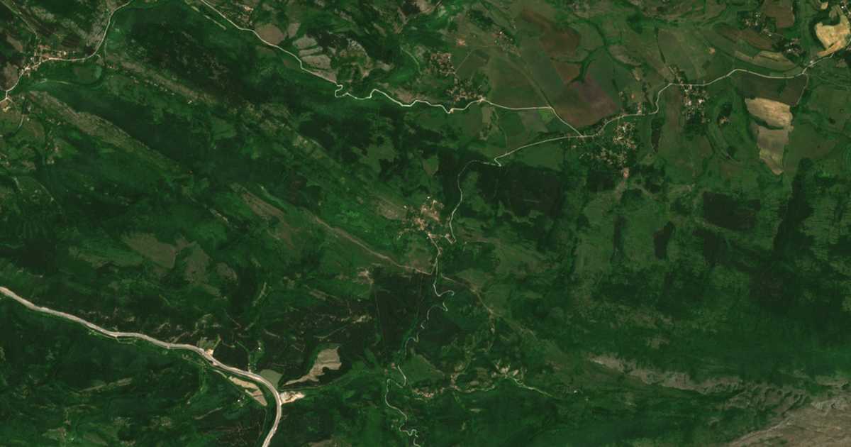 Carte satellite de Prekraste