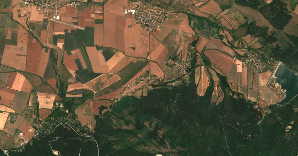 Carte satellite de Bogdanlija