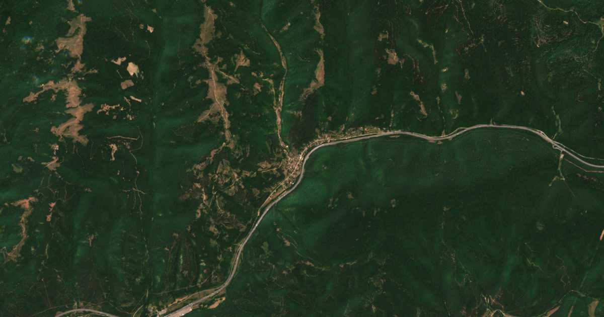 Carte satellite de Churek