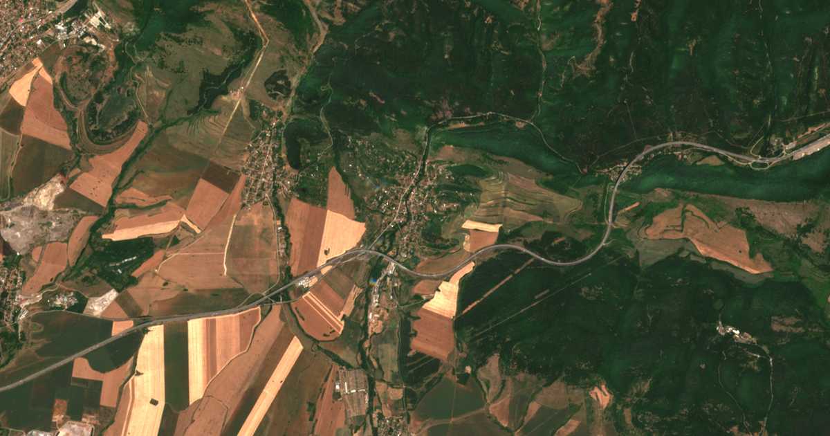 Carte satellite de Elešnica