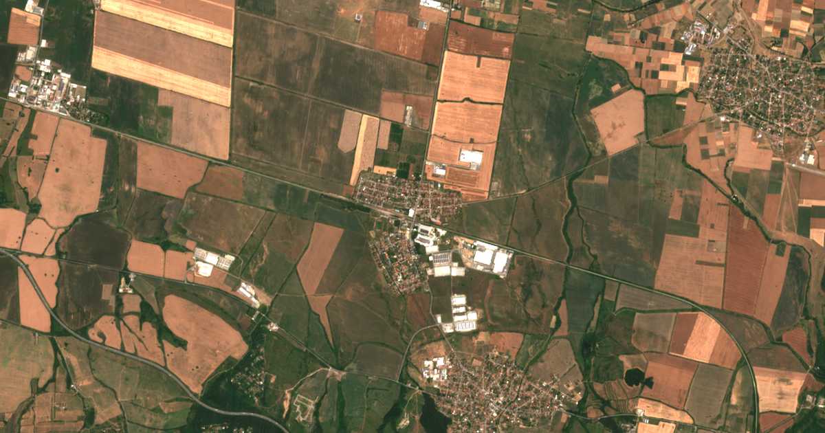 Carte satellite de Elin Pelin