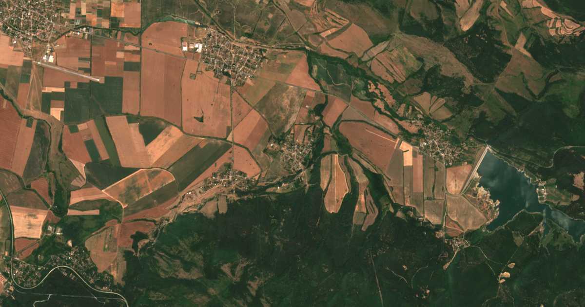 Carte satellite de Karapoltsi