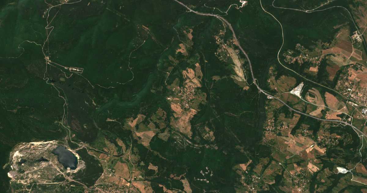 Carte satellite de Krušovica