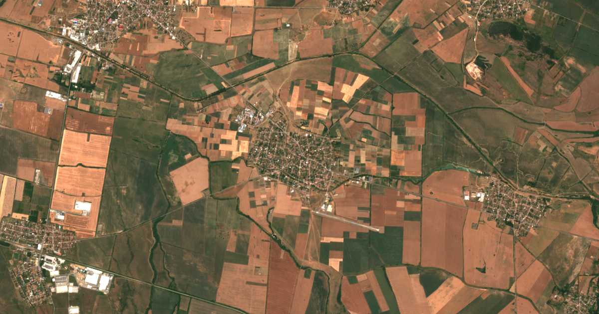 Carte satellite de Lesnovo